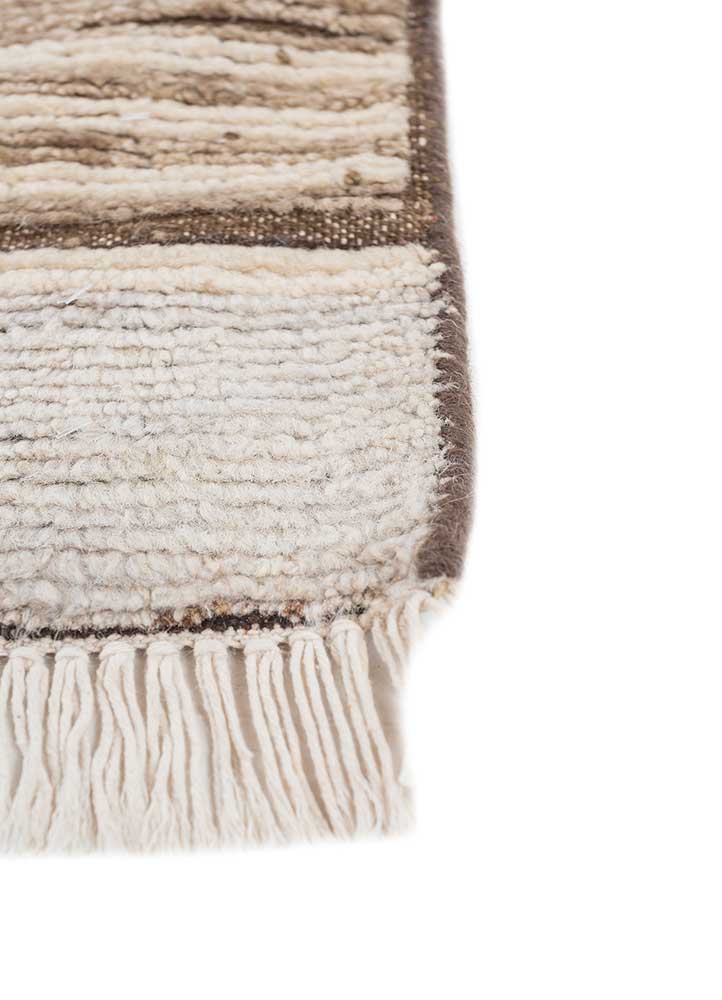 Läufer Woll - 240 x 75 cm - creme