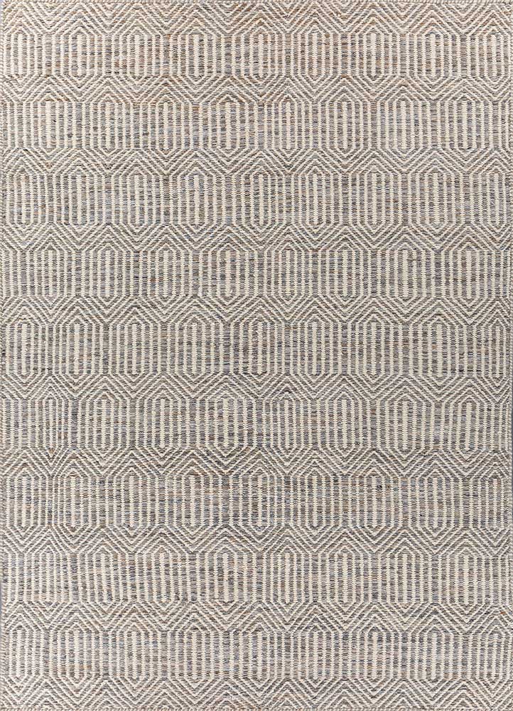 Wollteppich - 270 x 180 cm - hellgrau