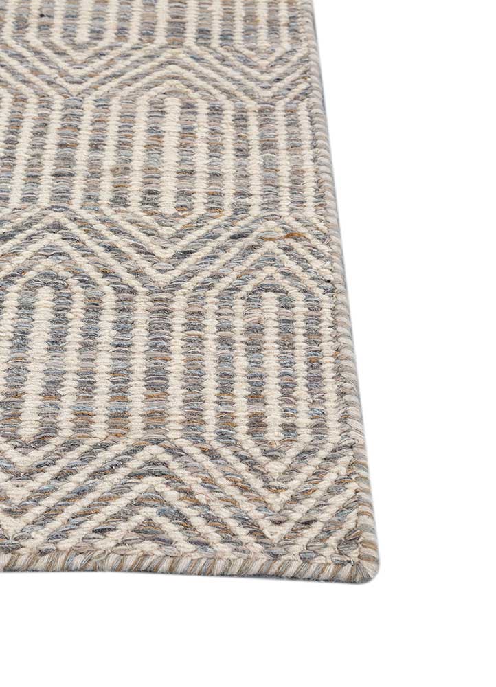 Wollteppich - 270 x 180 cm - hellgrau