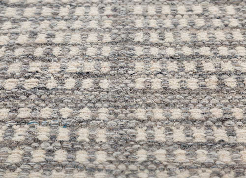 Wollteppich - 270 x 180 cm - grau