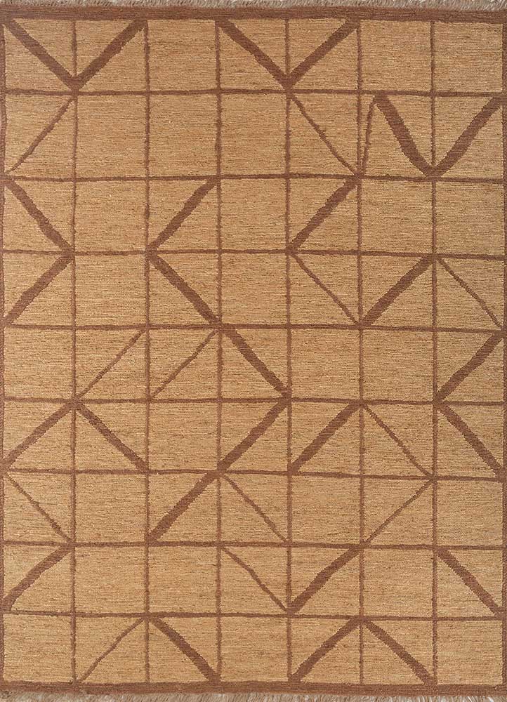 Juteteppich - 300 x 240 cm - dunkelbeige