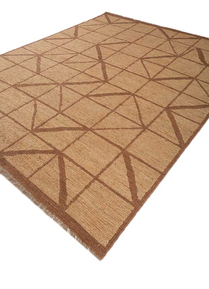 Juteteppich - 300 x 240 cm - dunkelbeige