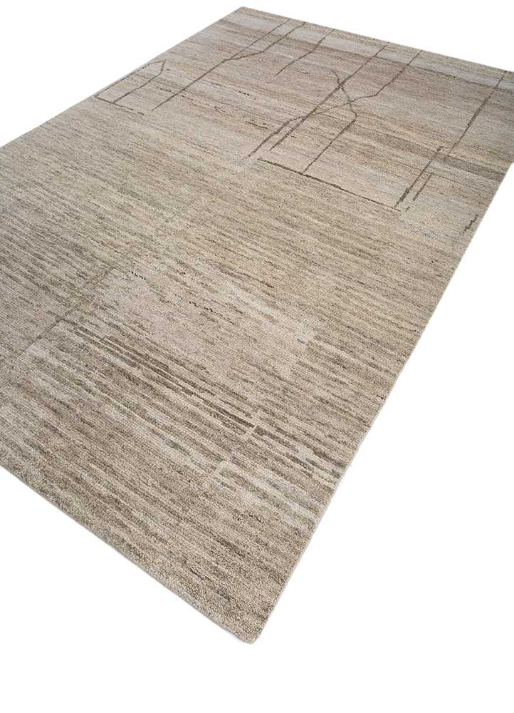Wollteppich - 270 x 180 cm - creme
