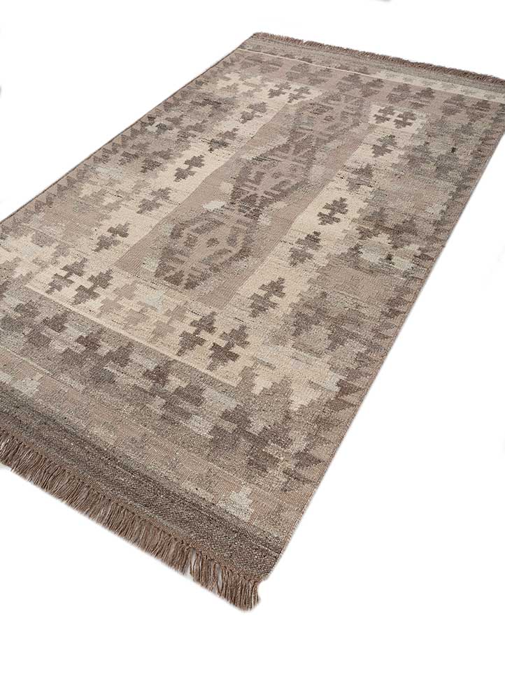 Wollteppich - 240 x 150 cm - beige