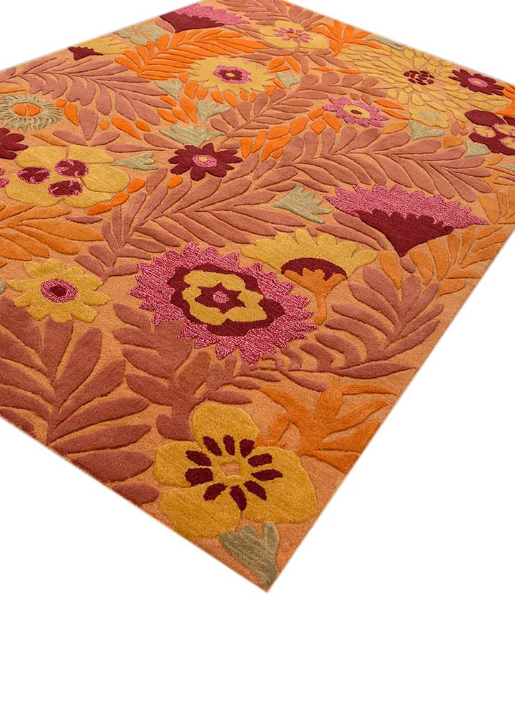 Wollteppich - 270 x 180 cm - orange