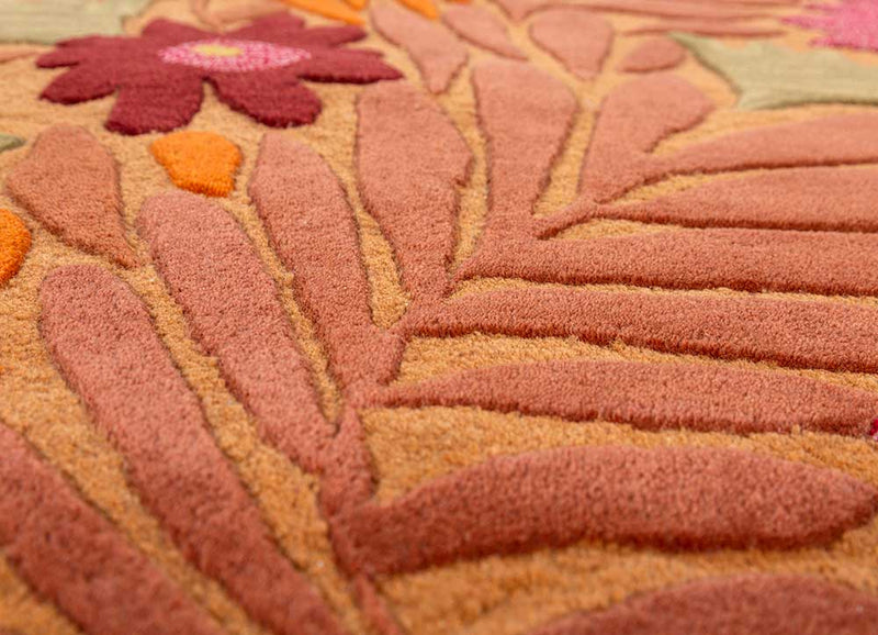 Wollteppich - 270 x 180 cm - orange