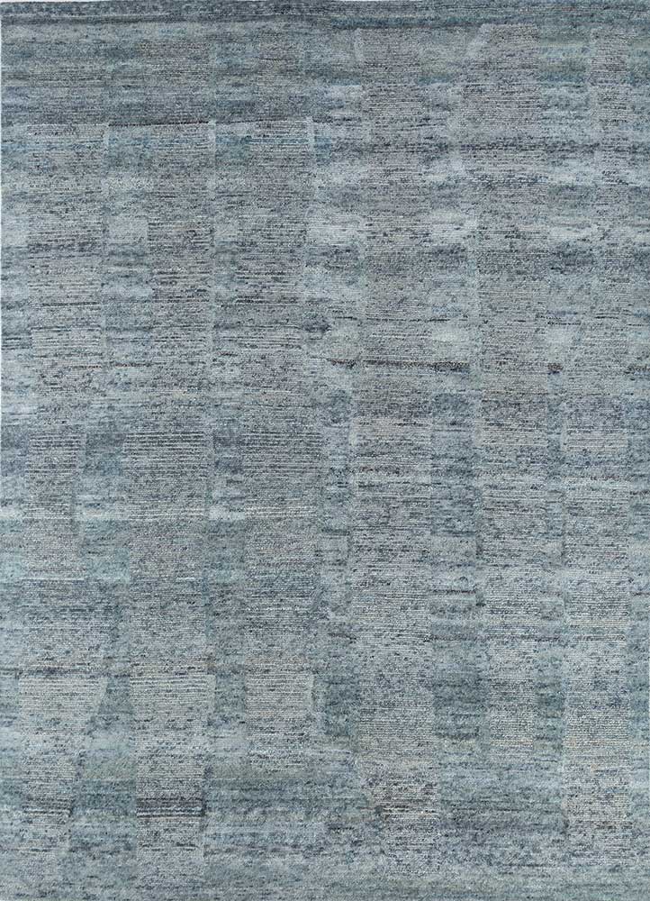 Wollteppich - 300 x 240 cm - blau