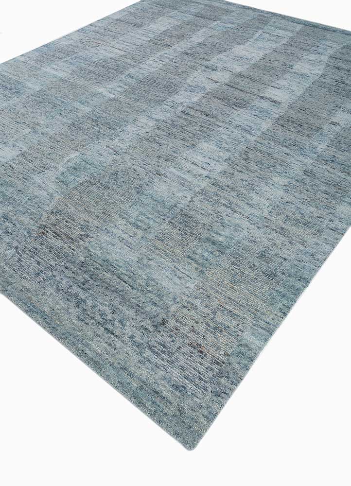 Wollteppich - 300 x 240 cm - blau