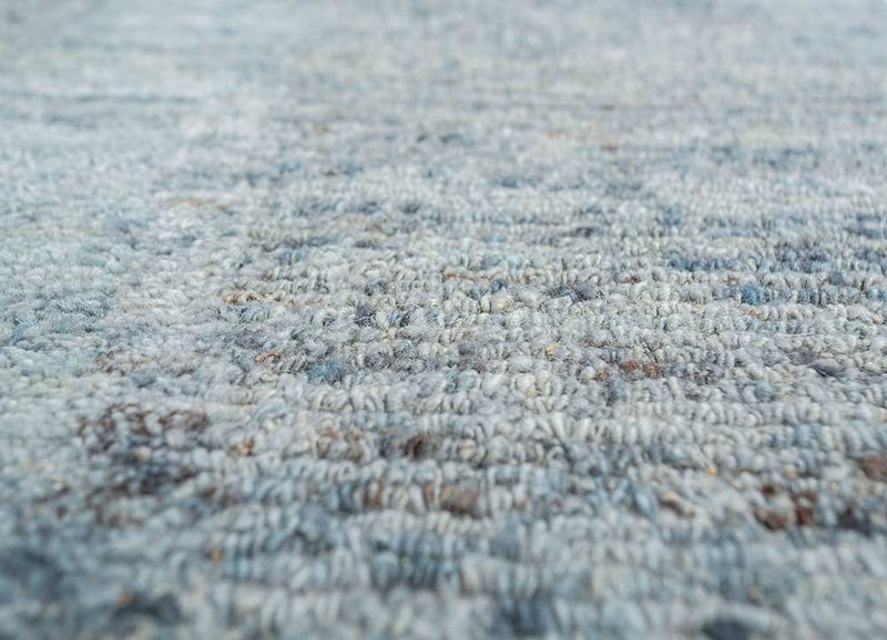 Wollteppich - 300 x 240 cm - blau