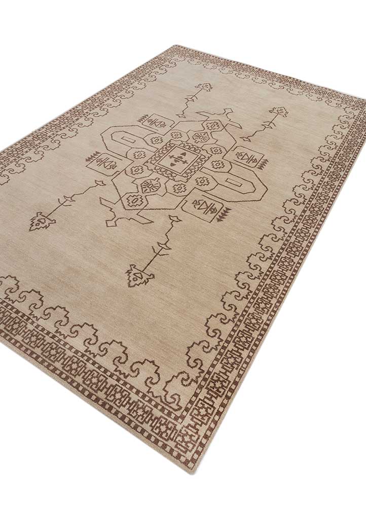 Wollteppich - 270 x 180 cm - beige