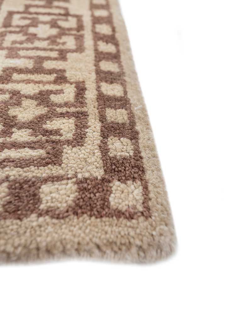 Wollteppich - 270 x 180 cm - beige