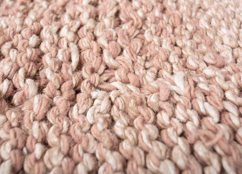 Wollteppich - 150 x 90 cm - beige
