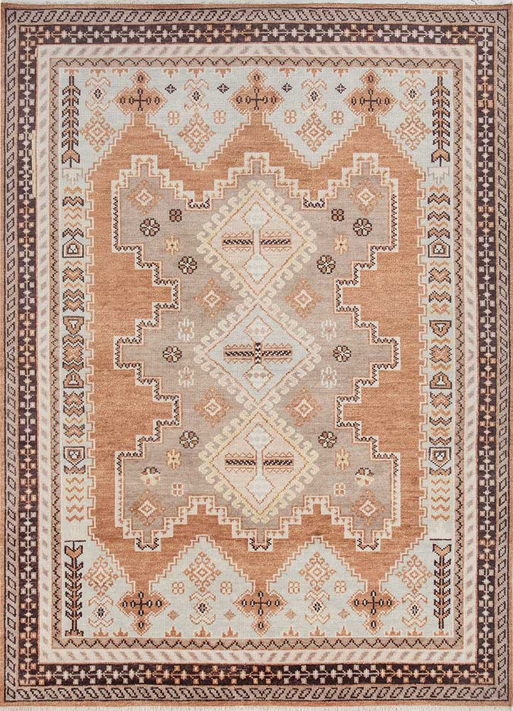 Wollteppich - 300 x 240 cm - orange