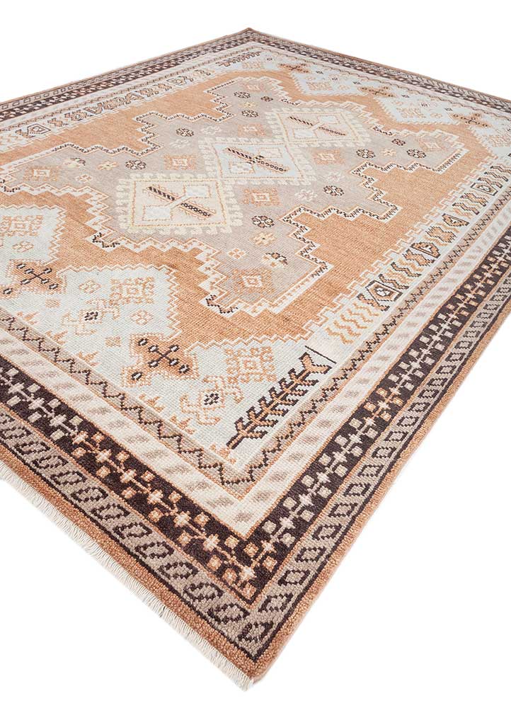 Wollteppich - 300 x 240 cm - orange