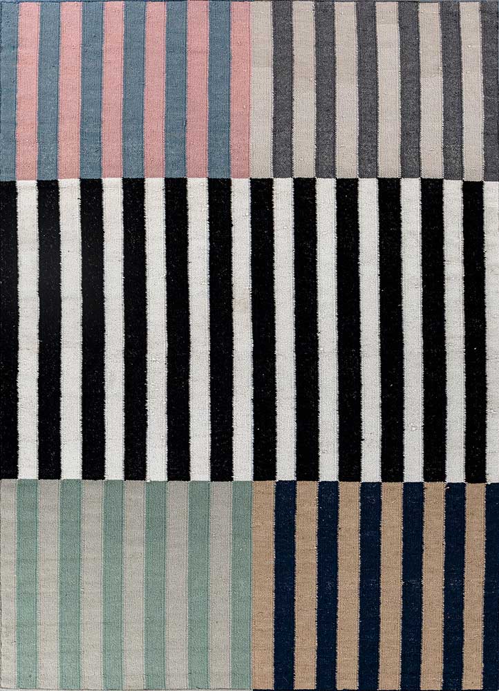Wollteppich - 240 x 150 cm - mehrfarbig