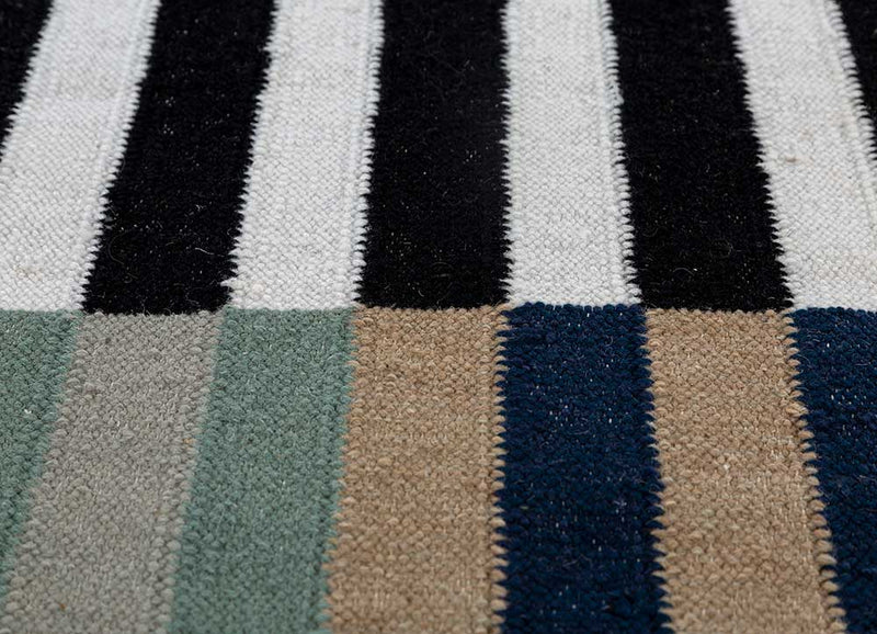 Wollteppich - 240 x 150 cm - mehrfarbig