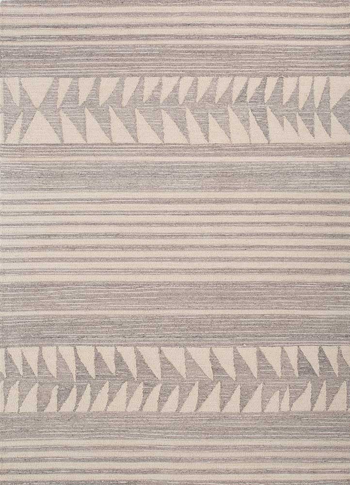 Wollteppich - 240 x 150 cm - dunkelbeige