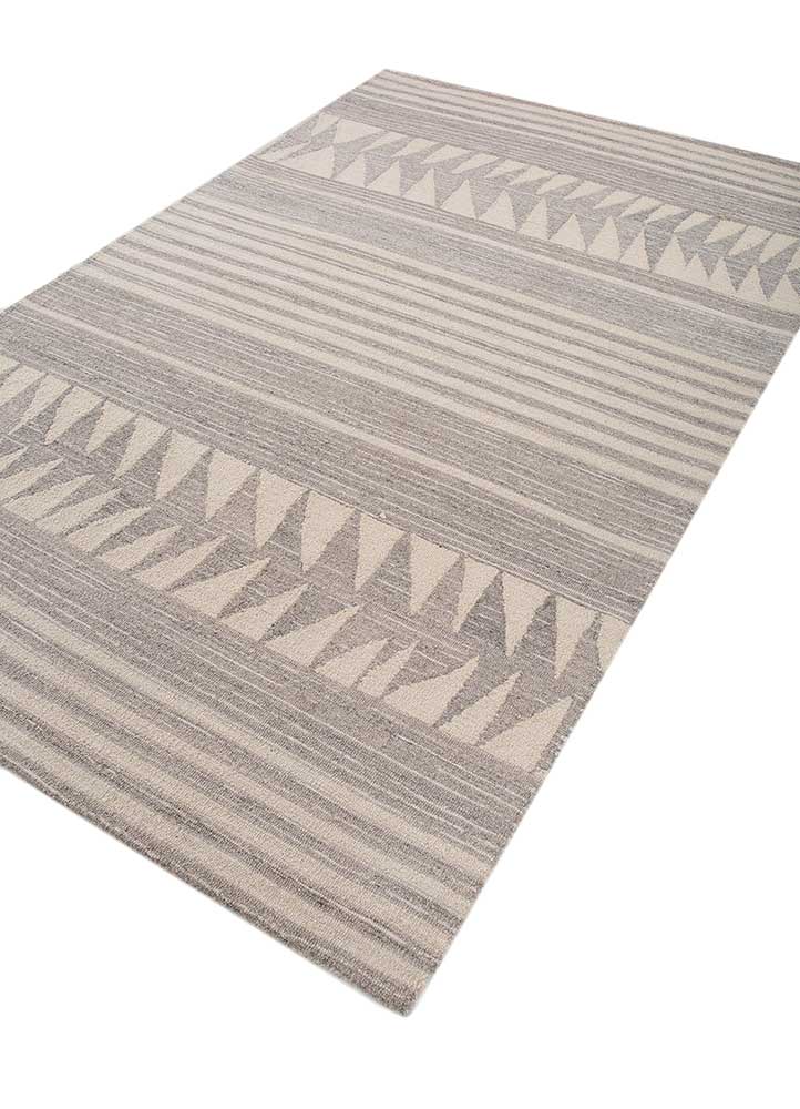 Wollteppich - 240 x 150 cm - dunkelbeige