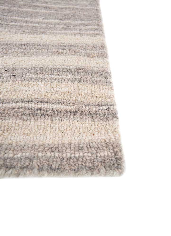 Wollteppich - 240 x 150 cm - dunkelbeige