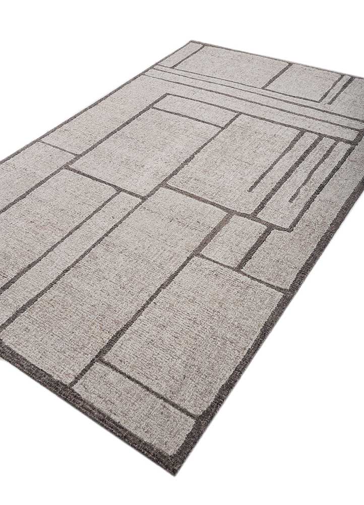 Wollteppich - 240 x 150 cm - beige
