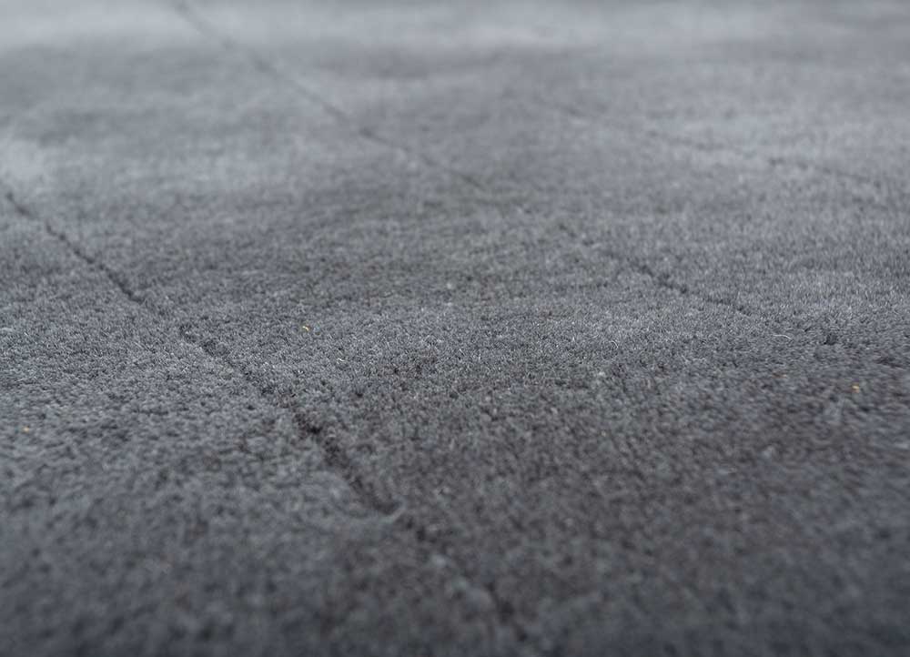 Wollteppich - 233 x 165 cm - dunkelgrau