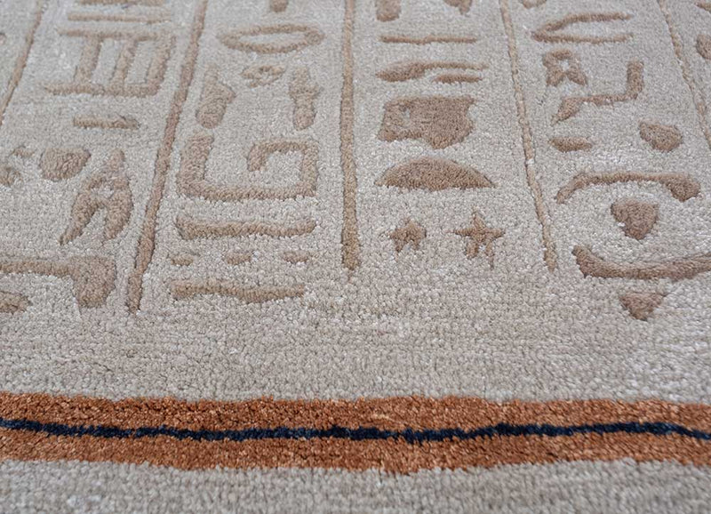 Wollteppich - 270 x 180 cm - creme