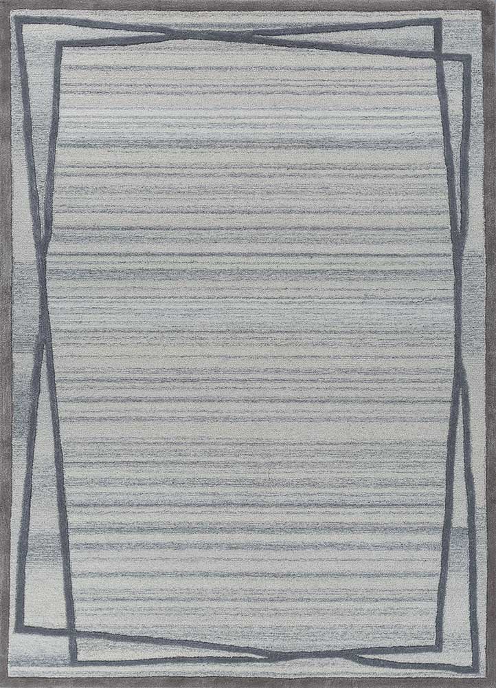 Wollteppich - 270 x 180 cm - grau