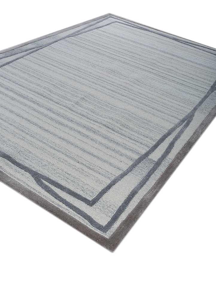 Wollteppich - 270 x 180 cm - grau