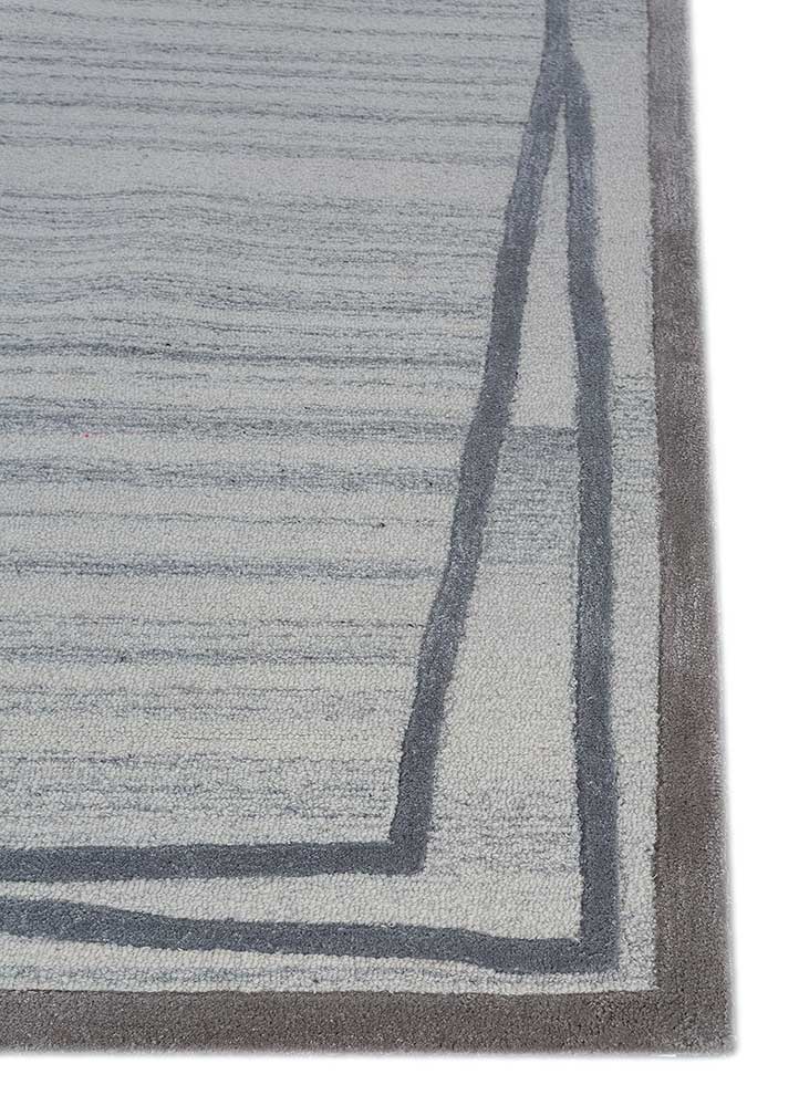 Wollteppich - 270 x 180 cm - grau