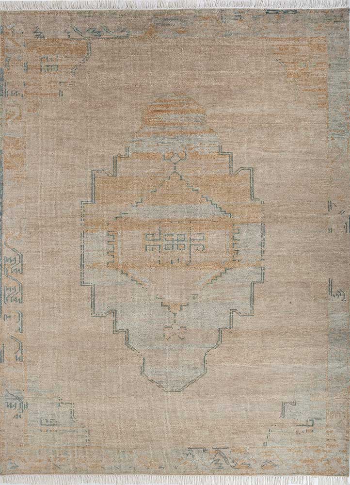 Wollteppich - 300 x 240 cm - gold