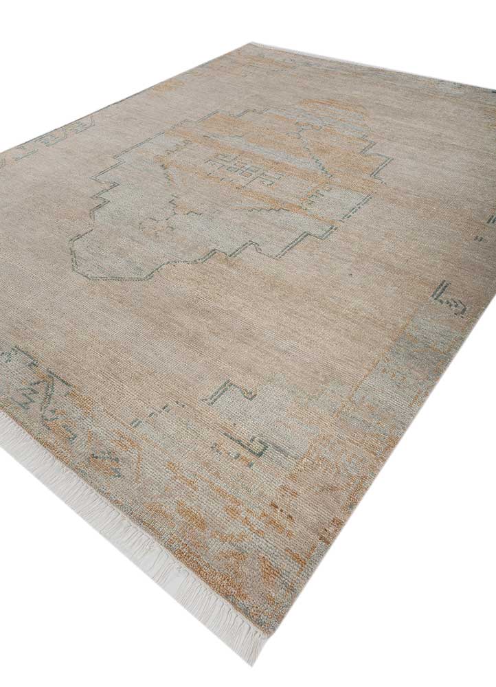 Wollteppich - 300 x 240 cm - gold