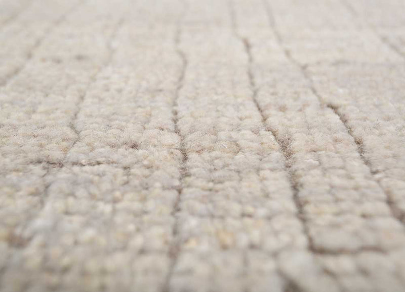 Wollteppich - 300 x 240 cm - creme