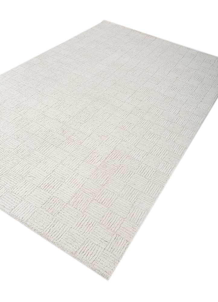 Wollteppich - 240 x 150 cm - creme