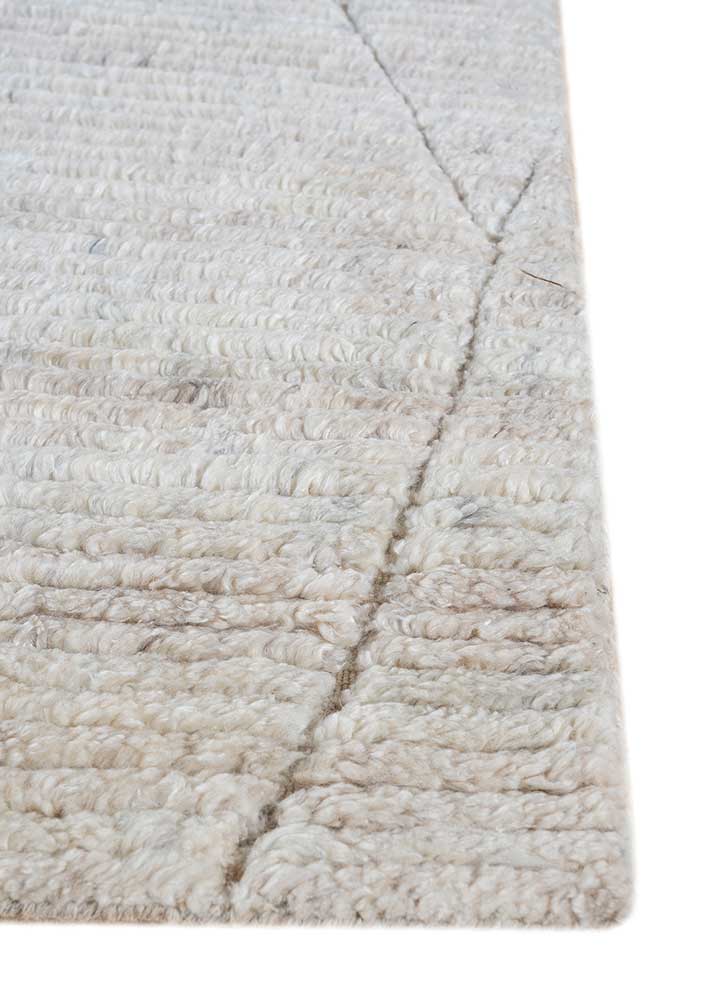 Wollteppich - 240 x 150 cm - creme