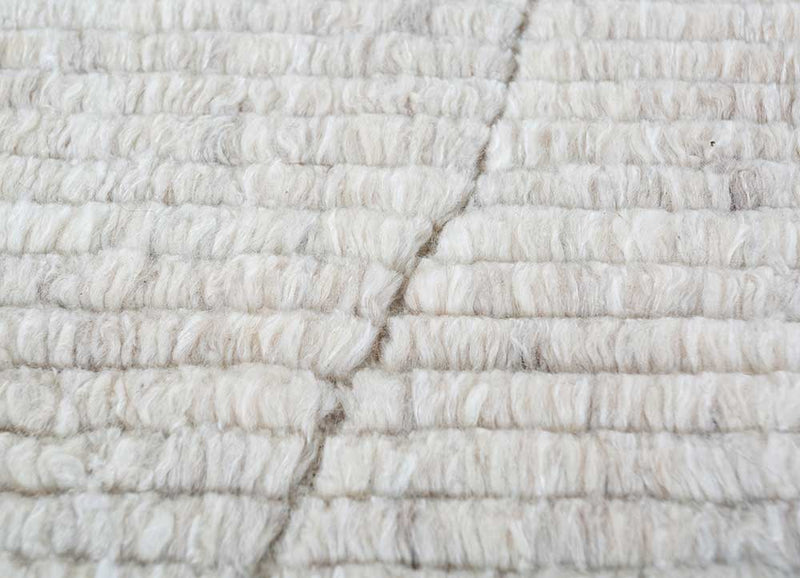 Wollteppich - 240 x 150 cm - creme