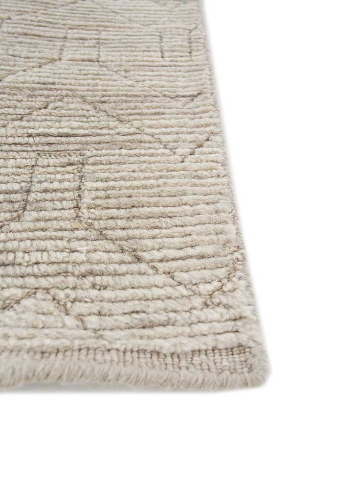 Wollteppich - 270 x 180 cm - beige