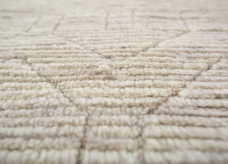 Wollteppich - 270 x 180 cm - beige