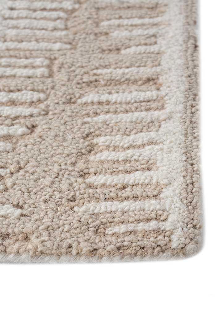 Wollteppich - 240 x 150 cm - creme