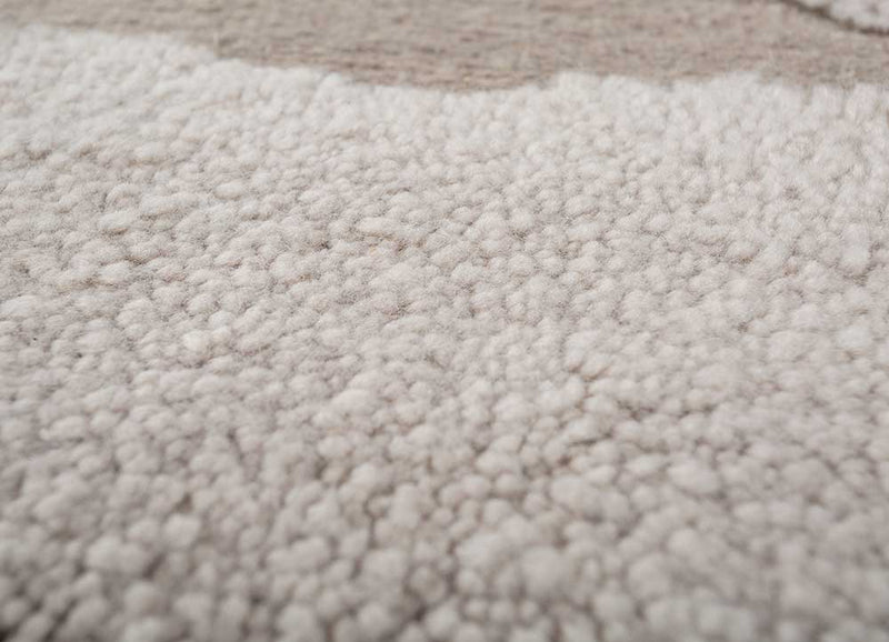 Wollteppich - 300 x 240 cm - hellgrau