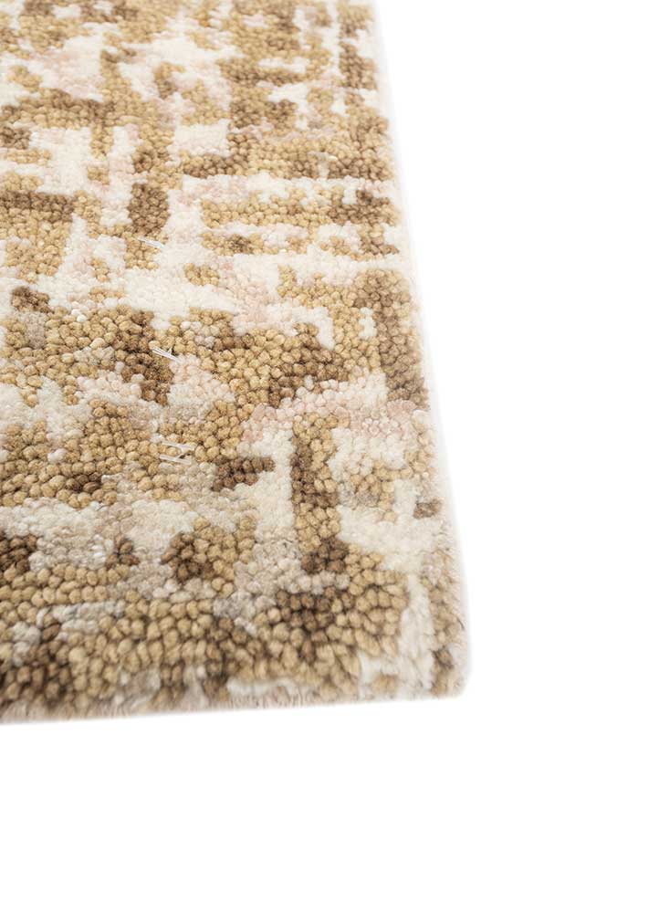 Wollteppich - 300 x 240 cm - gold