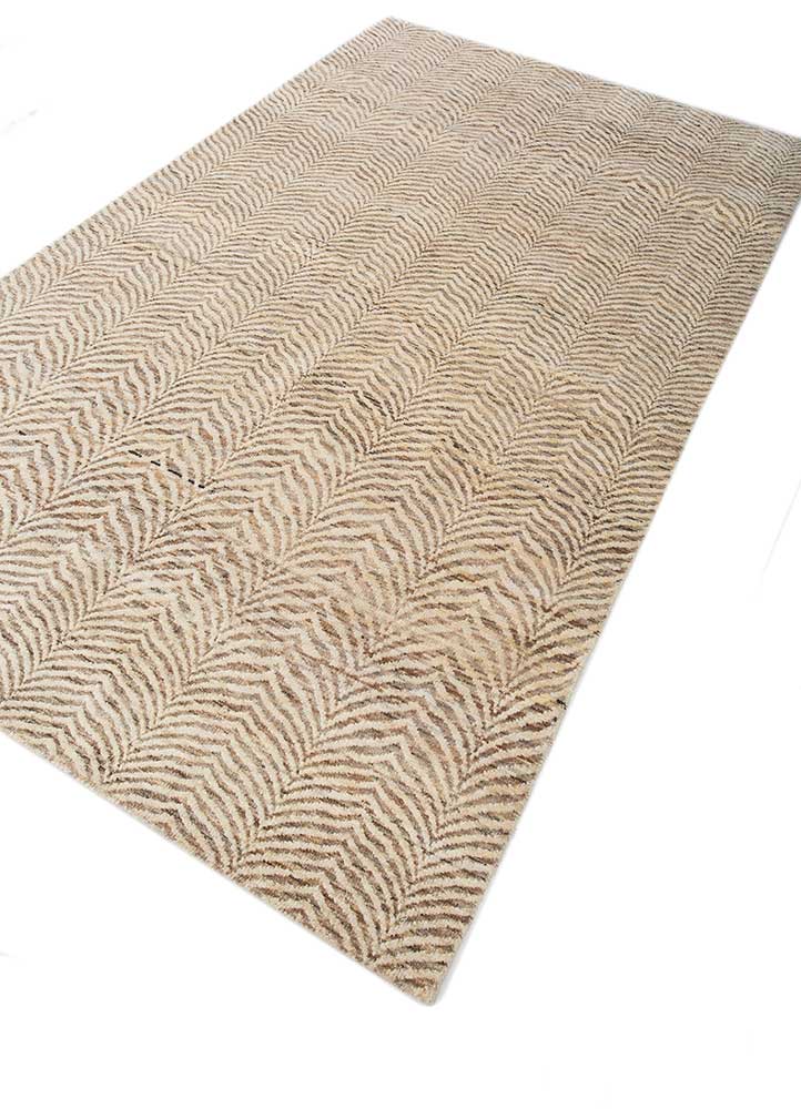 Wollteppich - 240 x 150 cm - creme