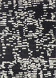 Wollteppich - 300 x 240 cm - schwarz-weiß