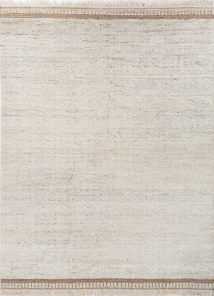 Wollteppich - 180 x 120 cm - creme