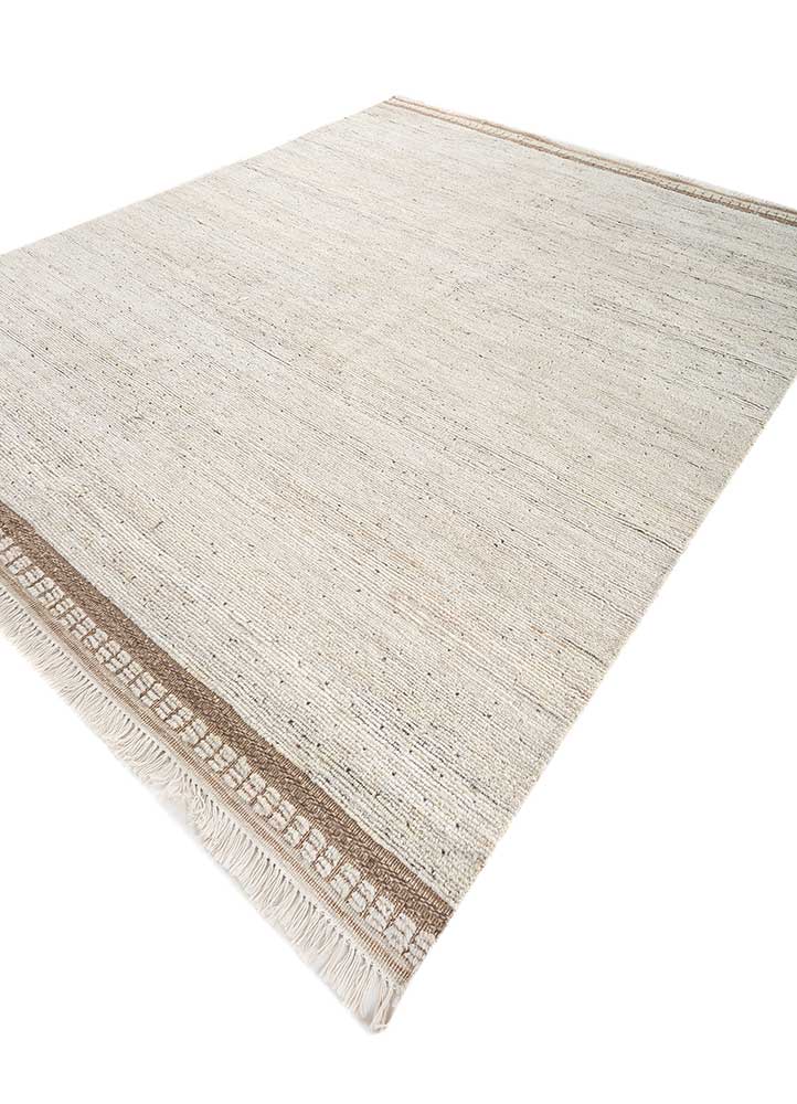 Wollteppich - 180 x 120 cm - creme