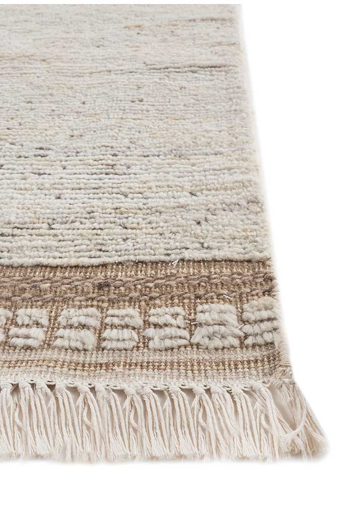 Wollteppich - 180 x 120 cm - creme