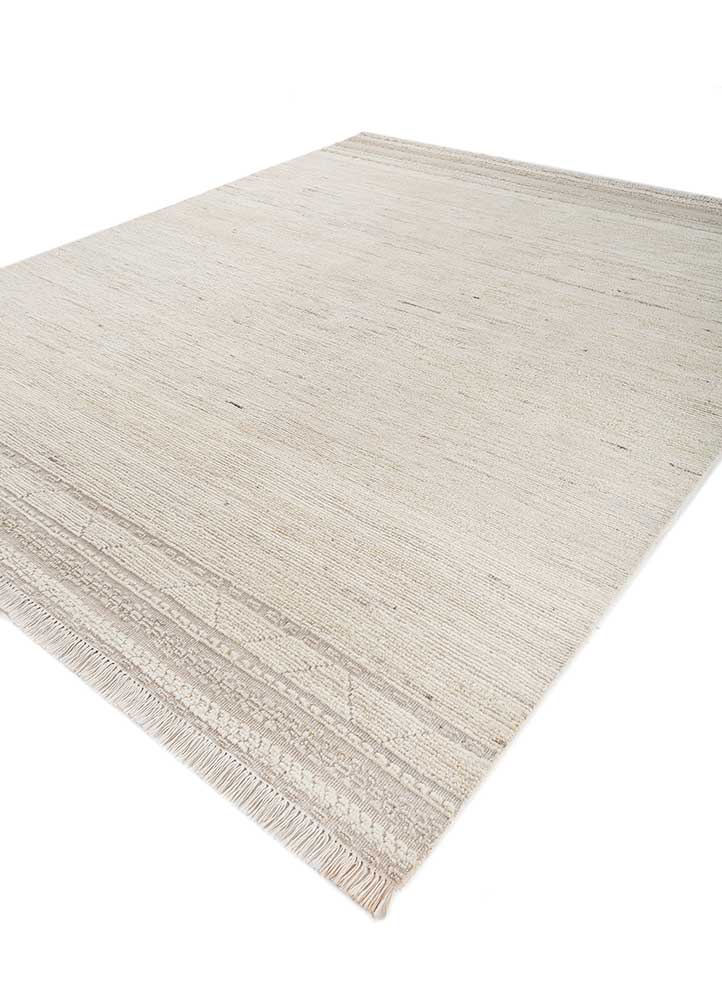 Wollteppich - 180 x 120 cm - creme