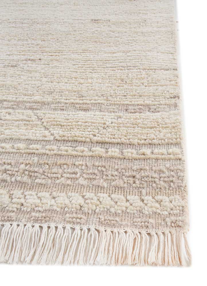 Wollteppich - 180 x 120 cm - creme
