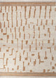 Wollteppich - 180 x 120 cm - creme