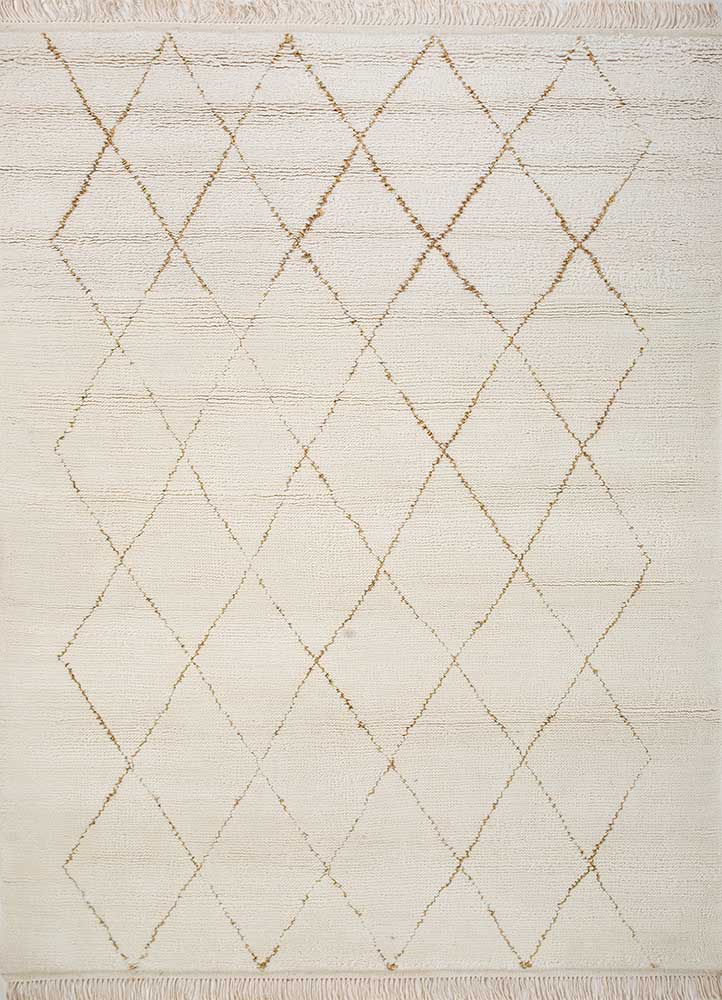 Wollteppich - 240 x 150 cm - creme