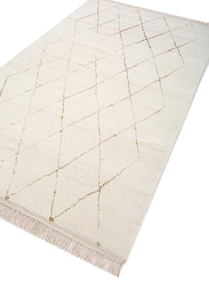 Wollteppich - 240 x 150 cm - creme